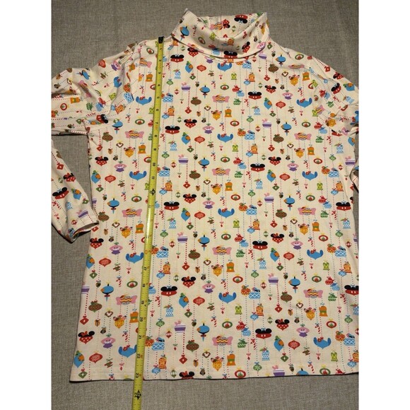 Disney Parks Christmas Turtleneck Medium Stitch Christmas Ornaments Mickey - Picture 5 of 5